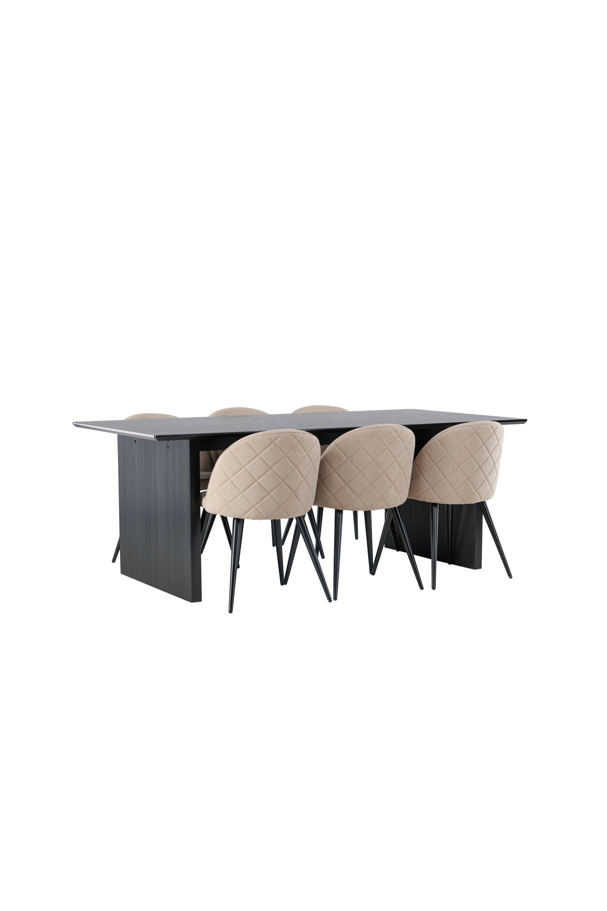 Matgrupp Vail med stolarna Velvet-GR Dining Set-Venture Home-peaceofhome.se