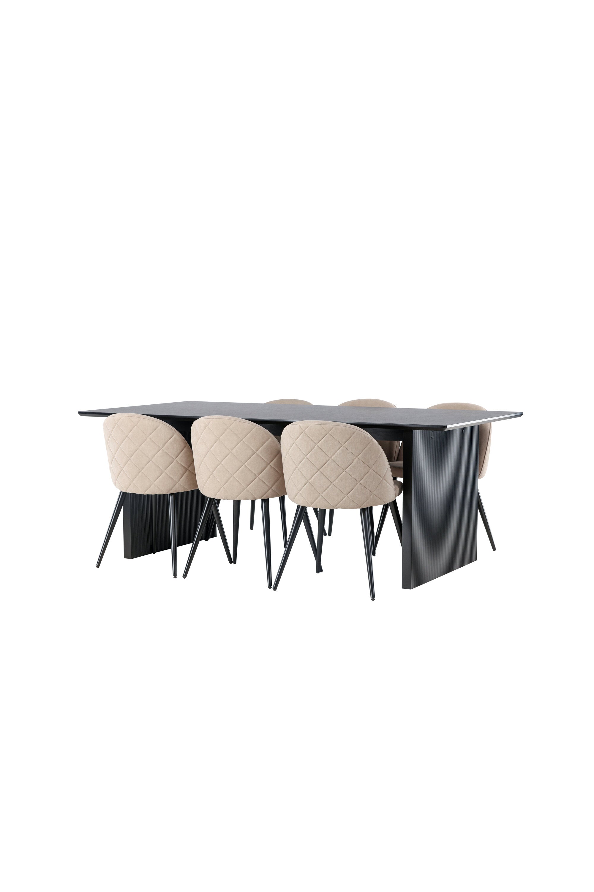 Matgrupp Vail med stolarna Velvet-GR Dining Set-Venture Home-peaceofhome.se