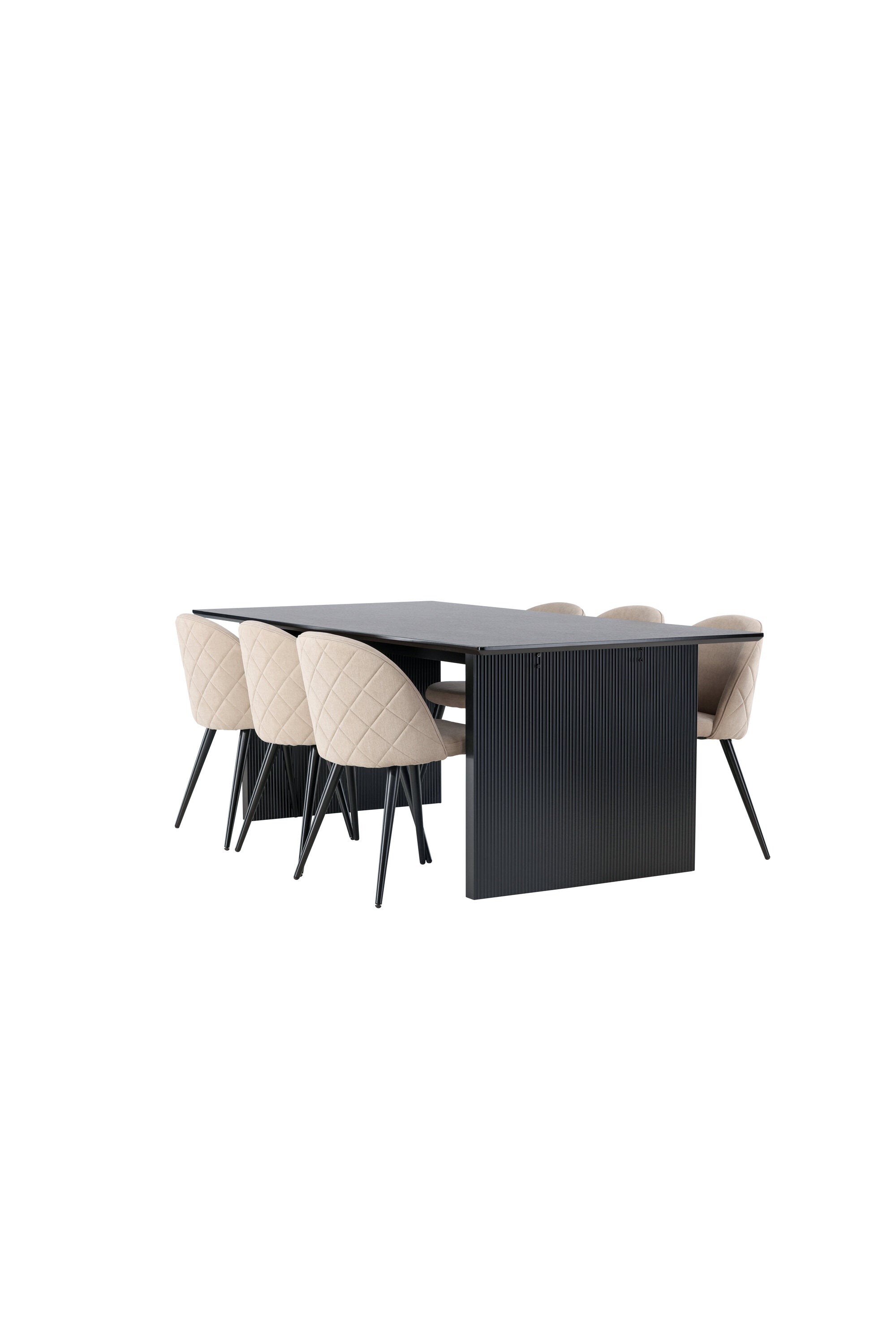 Matgrupp Vail med stolarna Velvet-GR Dining Set-Venture Home-peaceofhome.se