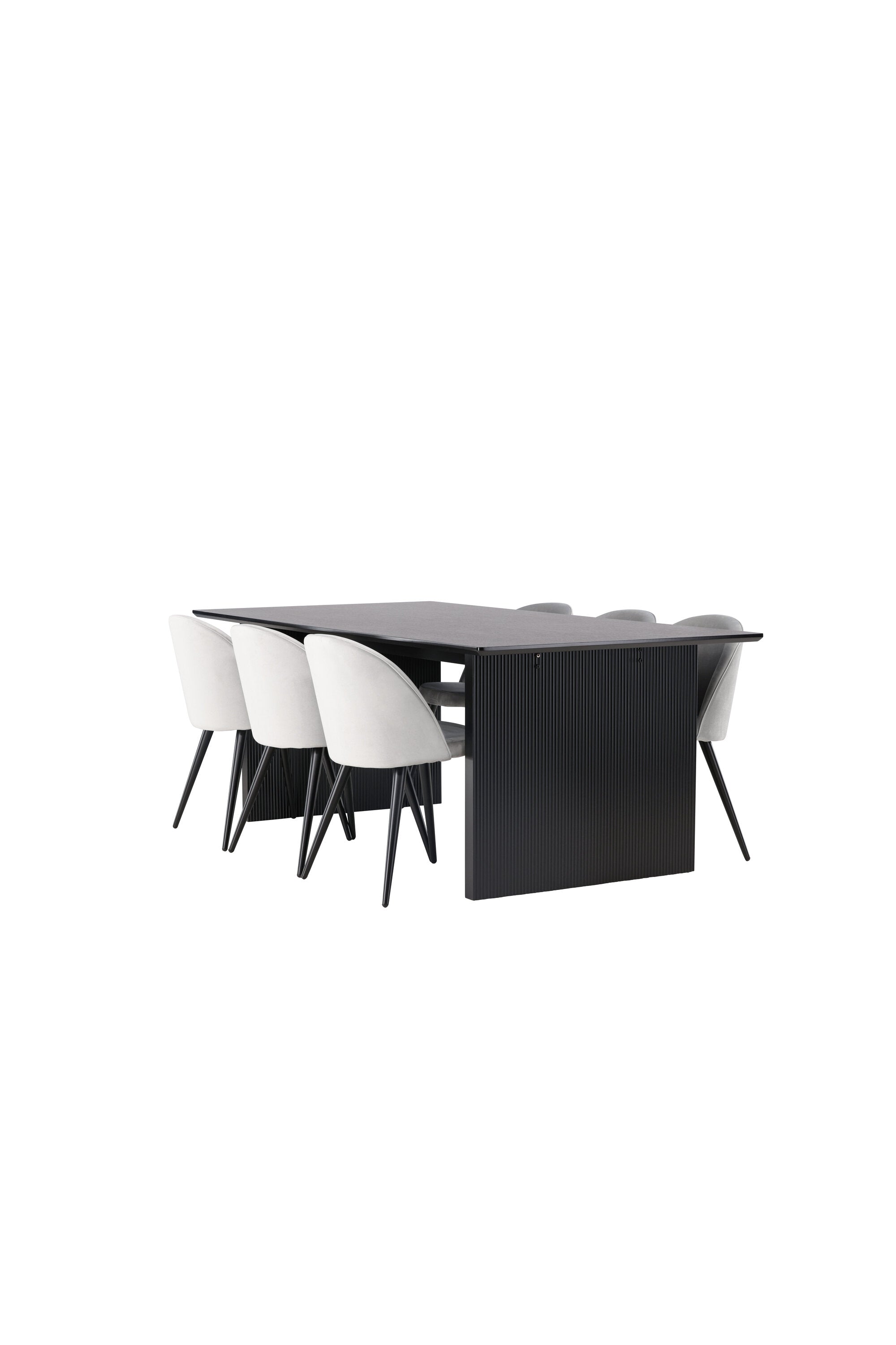 Matgrupp Vail med stolarna Velvet-GR Dining Set-Venture Home-peaceofhome.se