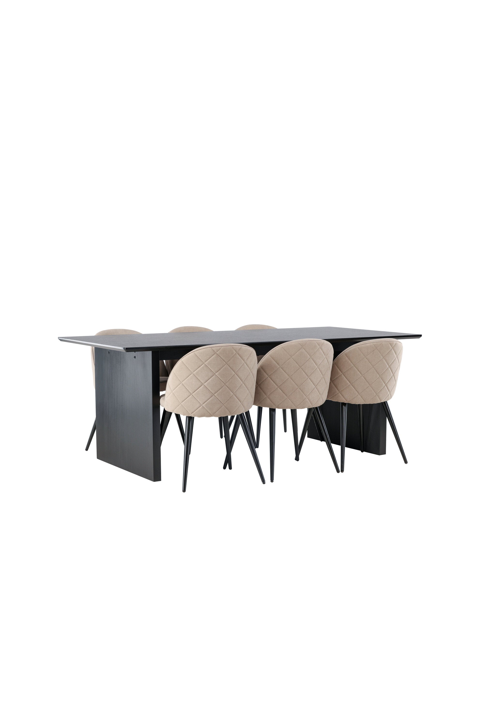 Matgrupp Vail med stolarna Velvet-GR Dining Set-Venture Home-peaceofhome.se