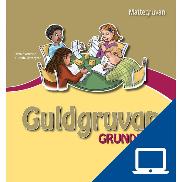 Mattegruvan 1-3 Guldgruvan, digitalt lärarmaterial, 12 mån (OBS! Endast för lärare)-Digitala böcker-Gleerups Utbildning AB-peaceofhome.se