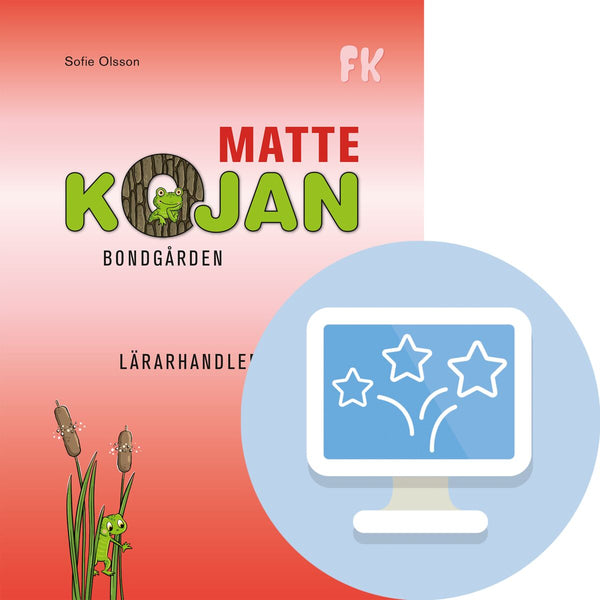 Mattekojan Förskoleklass, lärarpaket inkl elevträning (OBS! Endast för lärare)-Digitala böcker-Gleerups Utbildning AB-peaceofhome.se