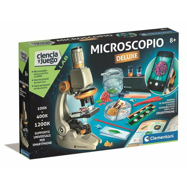 Mikroskop Clementoni Smart Deluxe Barn 45 x 37 x 7 cm-Leksaker och spel, Spel och tillbehör-Clementoni-peaceofhome.se
