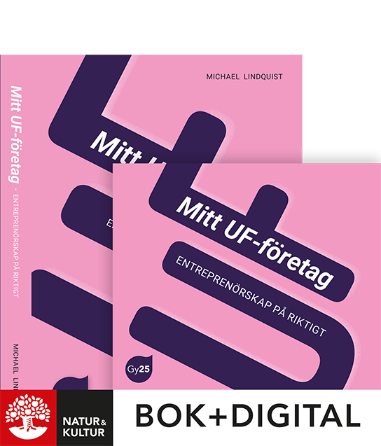 Mitt UF-företag. Entreprenörskap på riktigt Paket Bok+Digital-Digitala böcker-Natur & Kultur Digital-peaceofhome.se