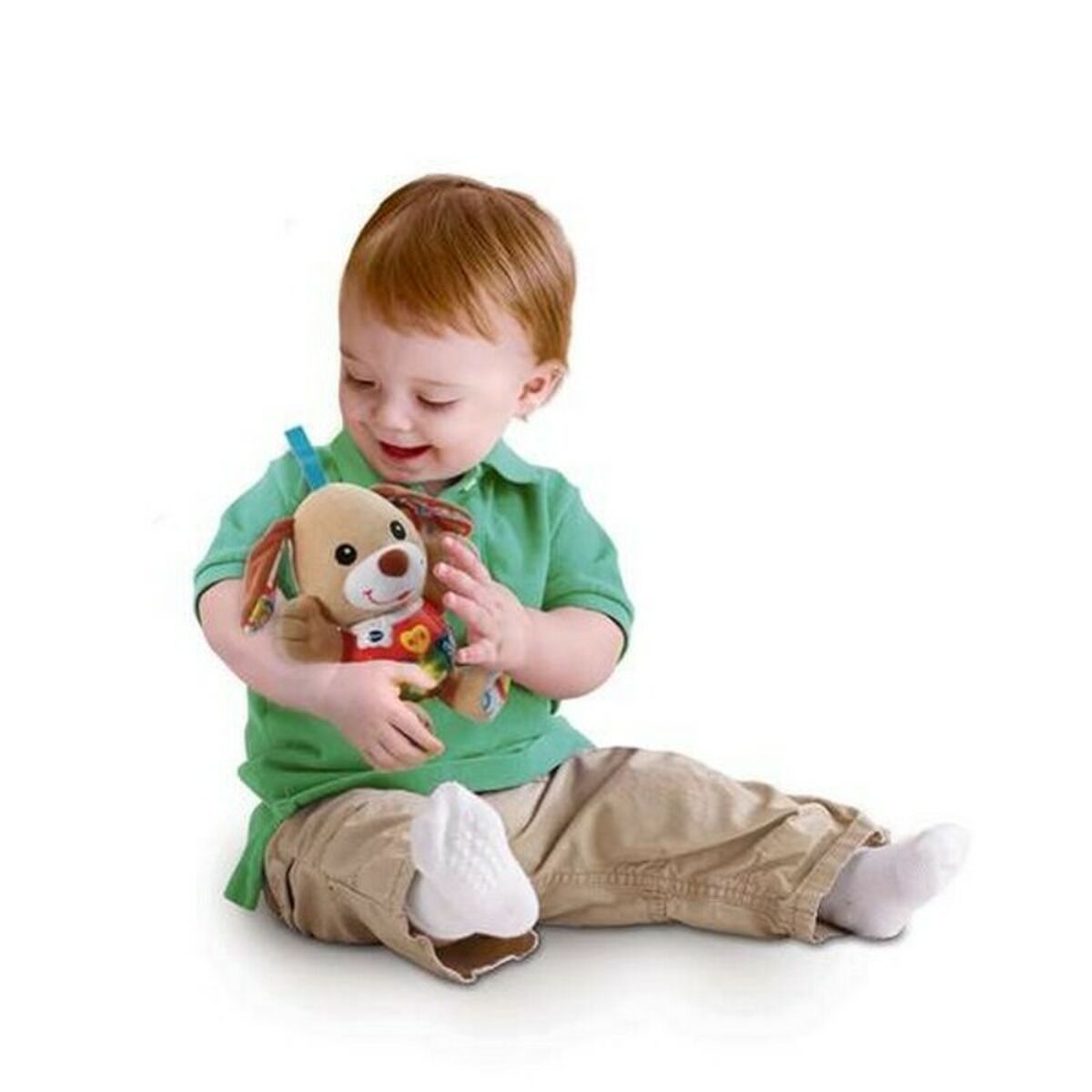 Mjuk aktivitetsleksak för bebis Vtech Multicolour (Renoverade A)-Leksaker och spel, Mjuka leksaker-Vtech-peaceofhome.se