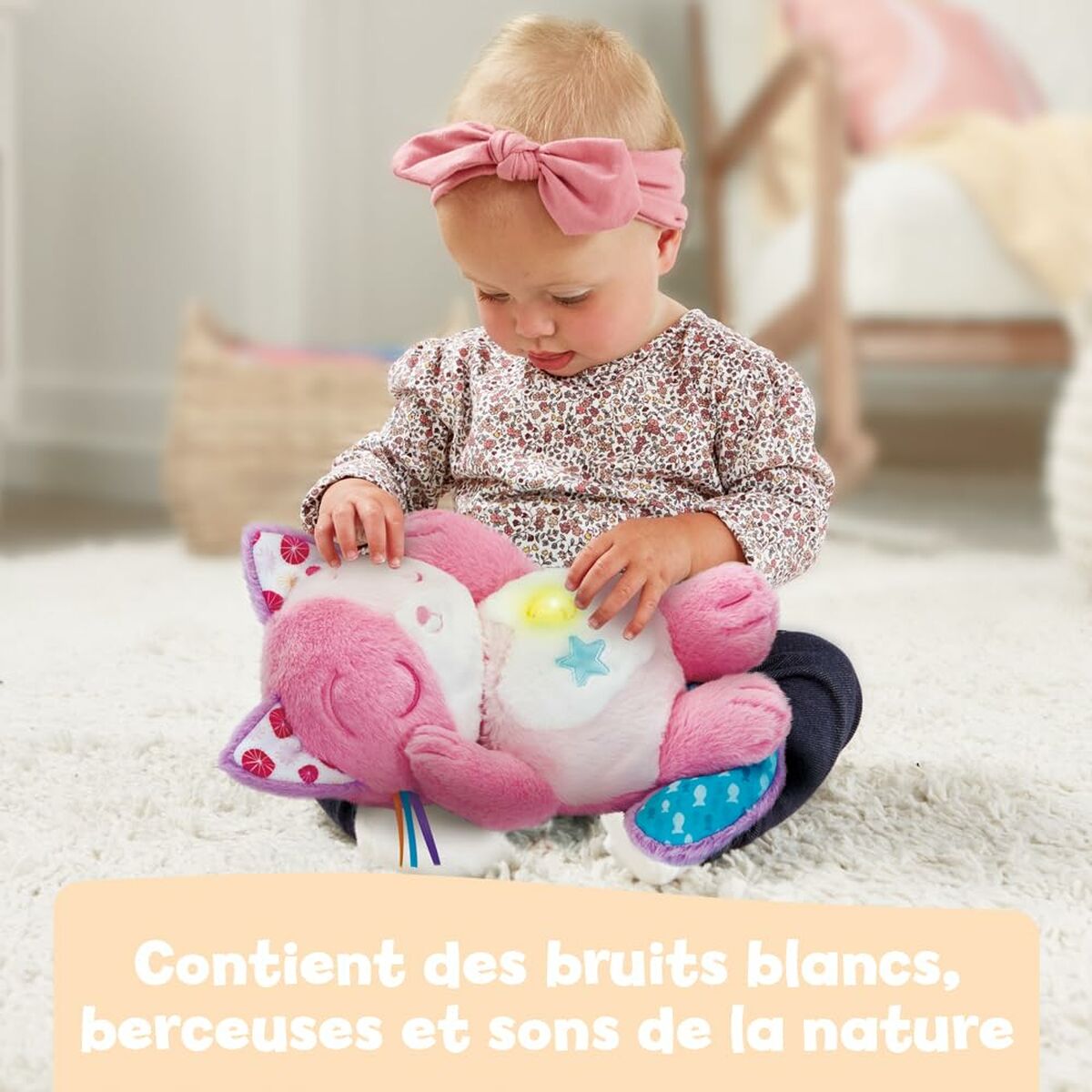 Mjukdjur med ljud Vtech Baby-Bebis, Sovrum-Vtech Baby-peaceofhome.se