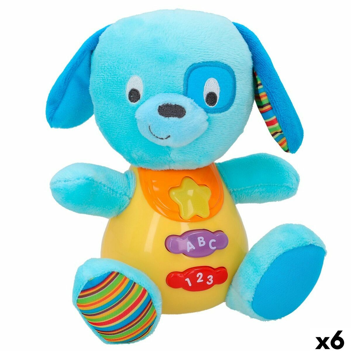 Mjukdjur med ljud Winfun Hund 15,5 x 16,5 x 11,5 cm (6 antal)-Leksaker och spel, Mjuka leksaker-Winfun-peaceofhome.se