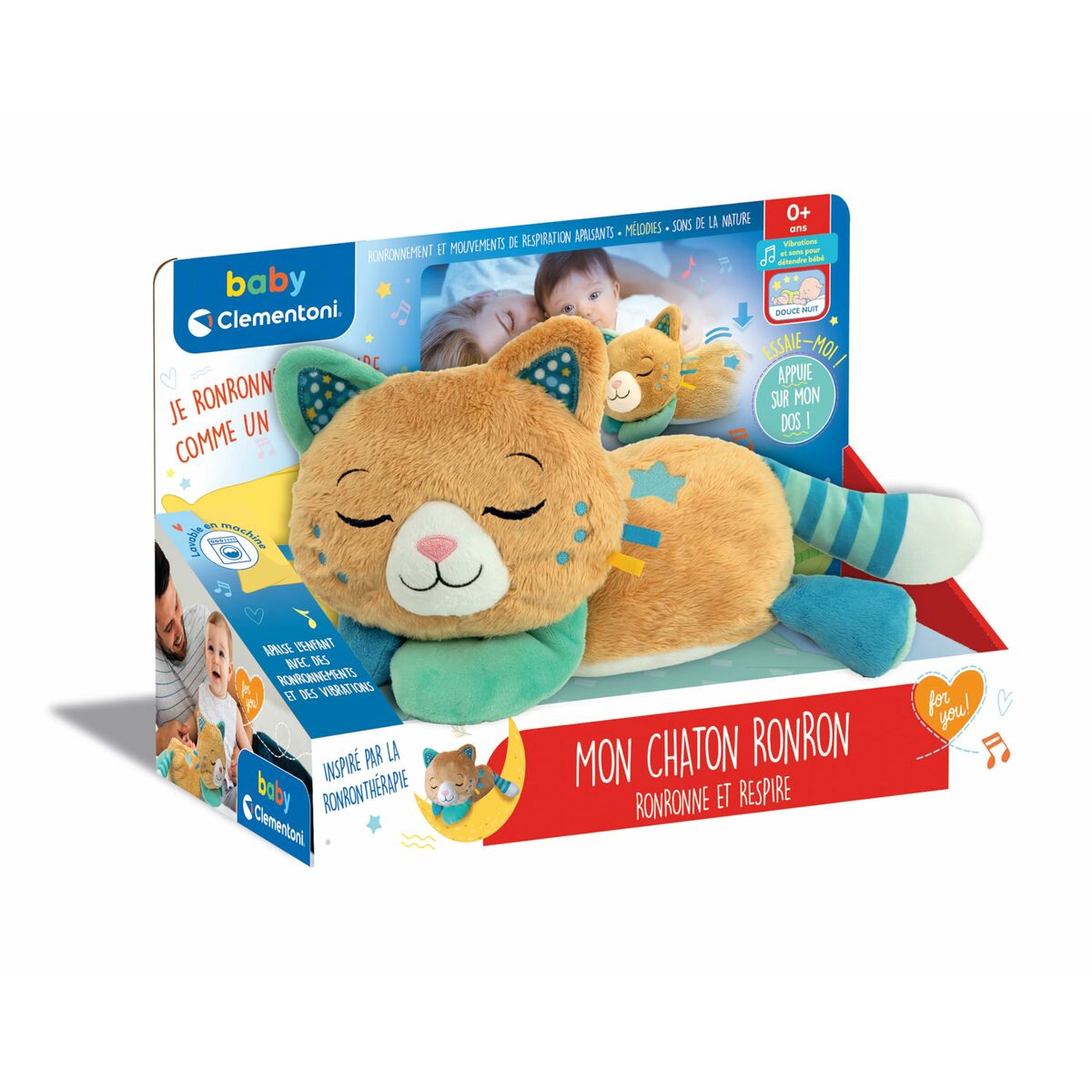 Mjukisleksak Clementoni Plast-Leksaker och spel, Mjuka leksaker-Clementoni-peaceofhome.se