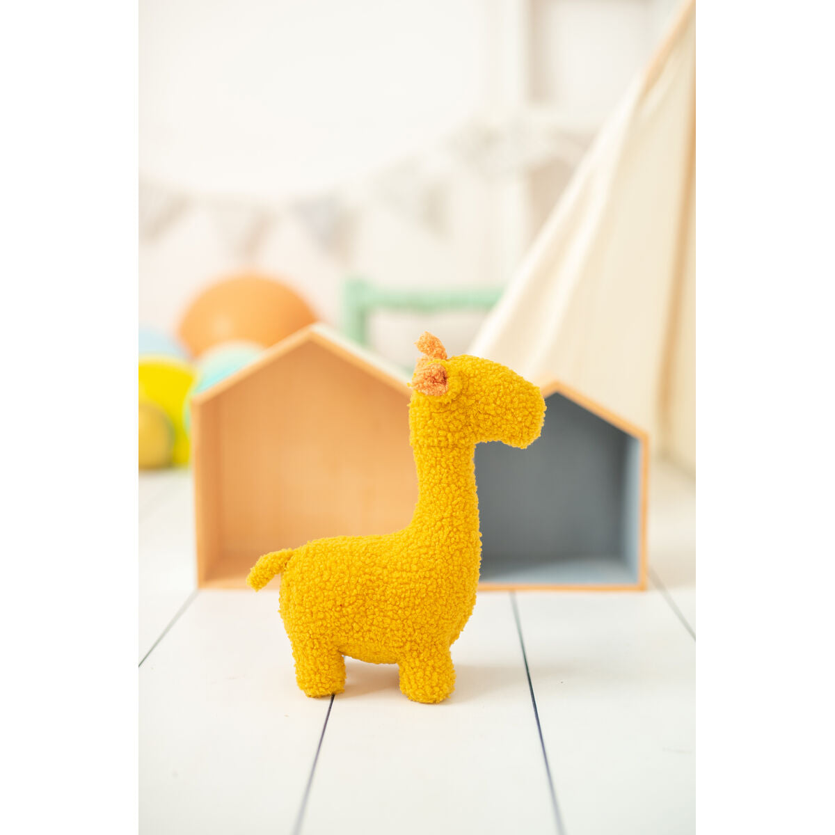 Mjukisleksak Crochetts Bebe Gul Giraff 28 x 32 x 19 cm-Leksaker och spel, Mjuka leksaker-Crochetts-peaceofhome.se