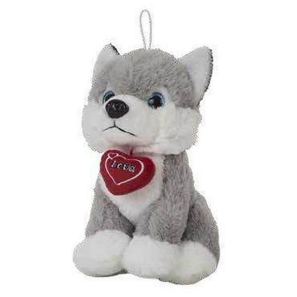 Mjukisleksak Husky Hjärta 28 cm-Leksaker och spel, Mjuka leksaker-BigBuy Kids-peaceofhome.se