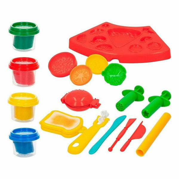 Modellera Spel Colorbaby Burger & Sandwich Multicolour (19 Delar)-Leksaker och spel, Kreativa aktiviteter-PlayGo-peaceofhome.se