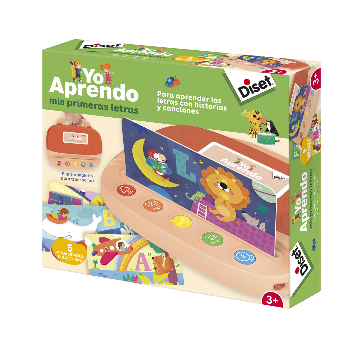 Modellera Spel Diset Multicolour 798 g 5 Delar-Leksaker och spel, Kreativa aktiviteter-Diset-peaceofhome.se