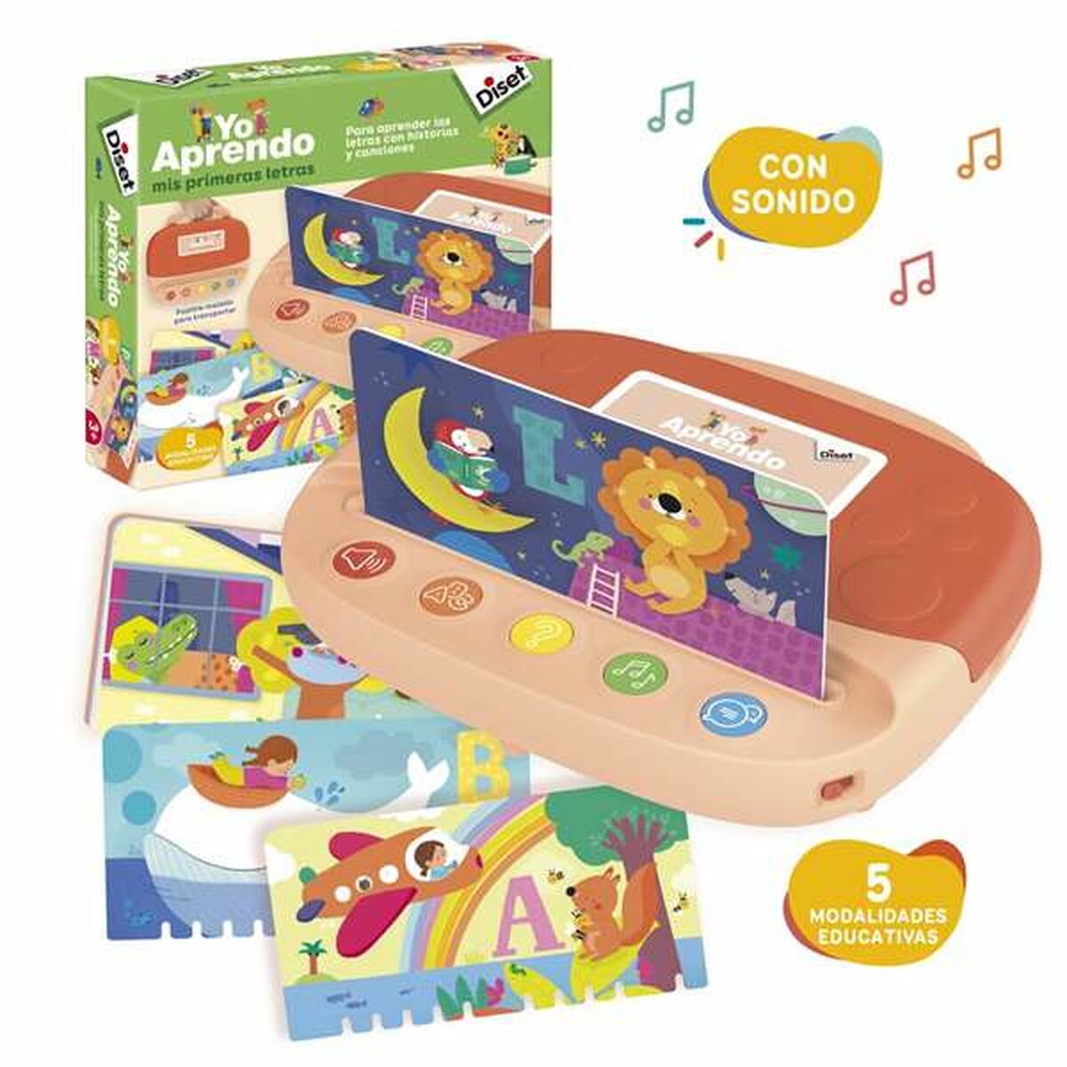 Modellera Spel Diset Multicolour 798 g 5 Delar-Leksaker och spel, Kreativa aktiviteter-Diset-peaceofhome.se