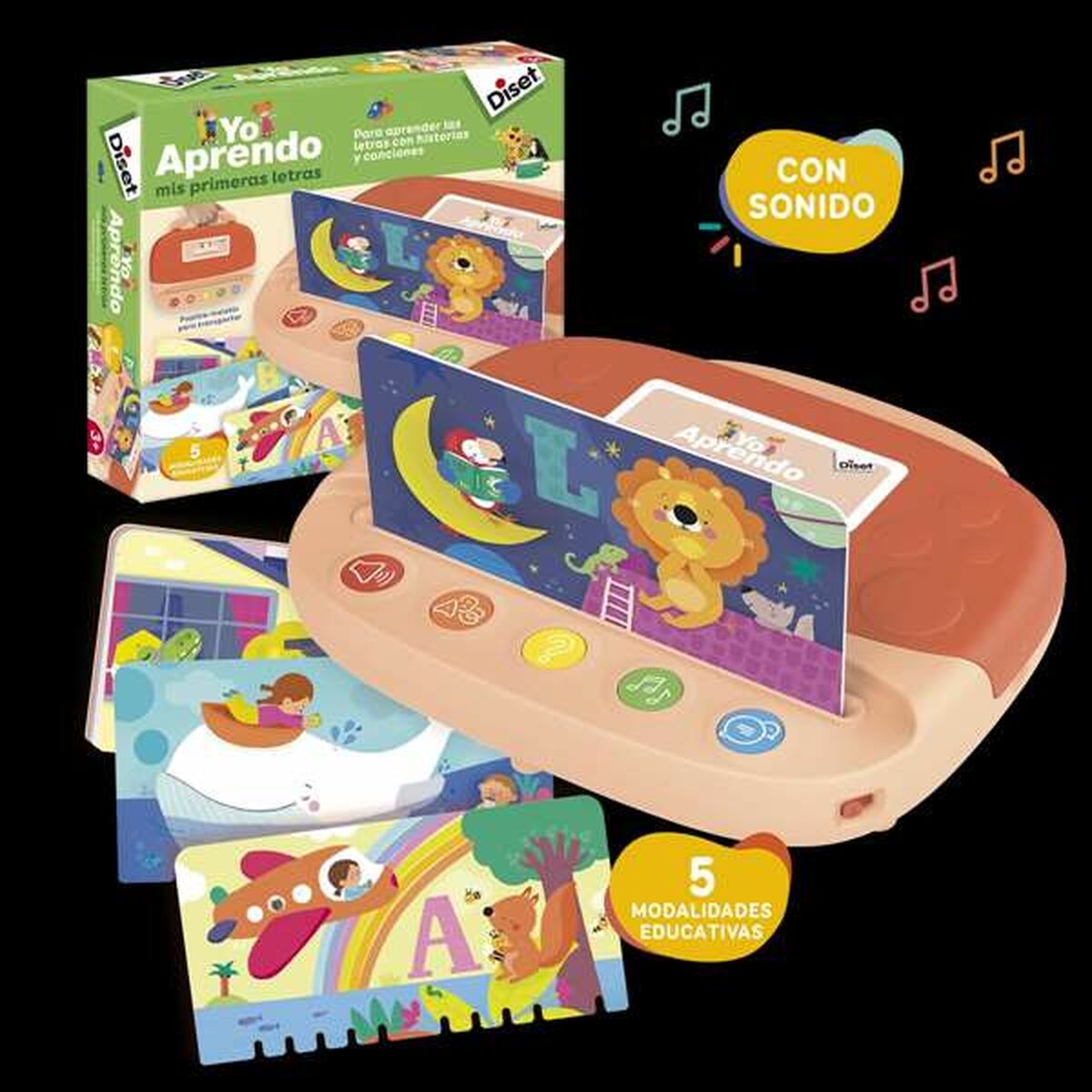 Modellera Spel Diset Multicolour 798 g 5 Delar-Leksaker och spel, Kreativa aktiviteter-Diset-peaceofhome.se