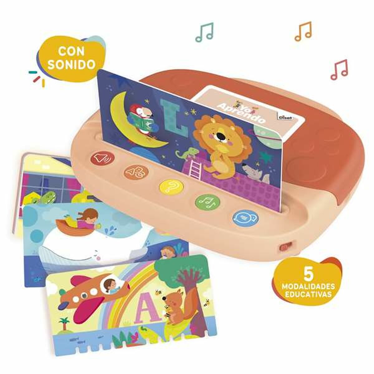 Modellera Spel Diset Multicolour 798 g 5 Delar-Leksaker och spel, Kreativa aktiviteter-Diset-peaceofhome.se