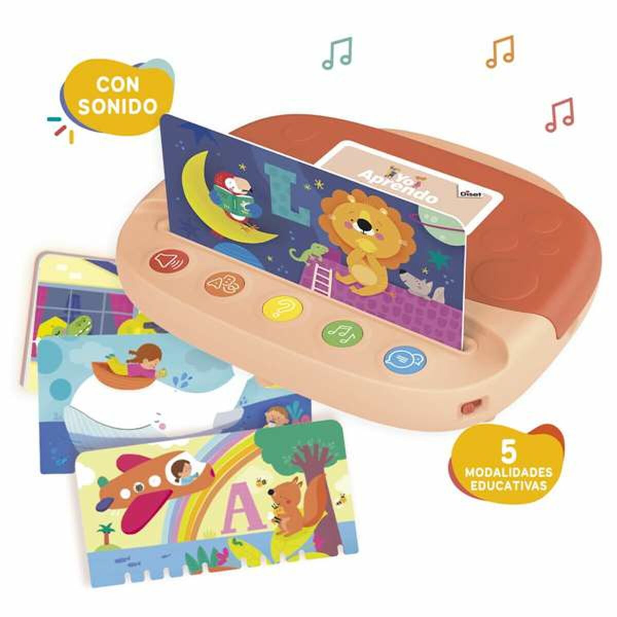 Modellera Spel Diset Multicolour 798 g 5 Delar-Leksaker och spel, Kreativa aktiviteter-Diset-peaceofhome.se