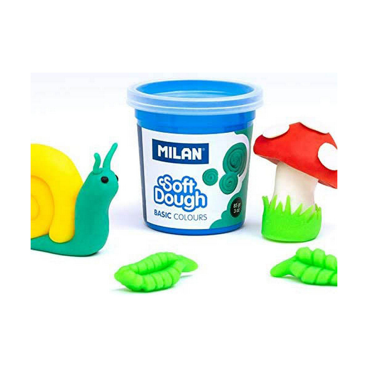 Modellera Spel Milan Soft dough 913510B Gul Blå Multicolour 85 g Grönsak (10 antal)-Leksaker och spel, Kreativa aktiviteter-Milan-peaceofhome.se