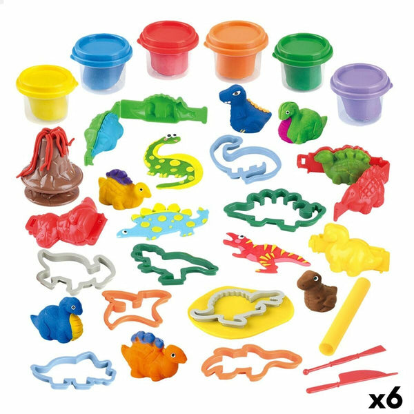 Modellera Spel PlayGo Dinosaurier (6 antal)-Leksaker och spel, Kreativa aktiviteter-PlayGo-peaceofhome.se