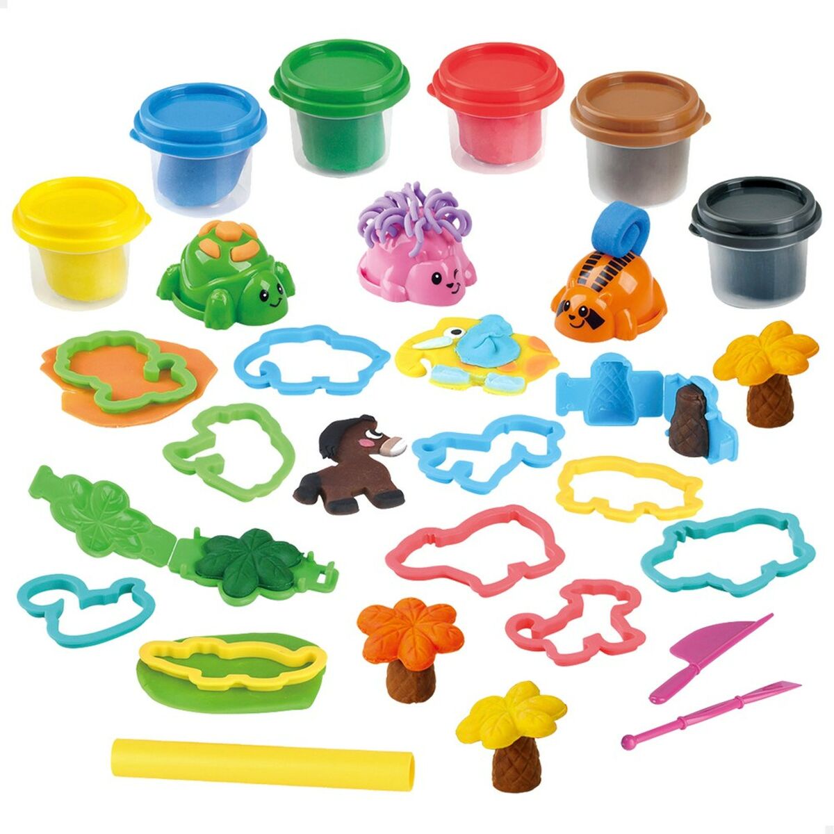 Modellera Spel PlayGo Ö (6 antal)-Leksaker och spel, Kreativa aktiviteter-PlayGo-peaceofhome.se
