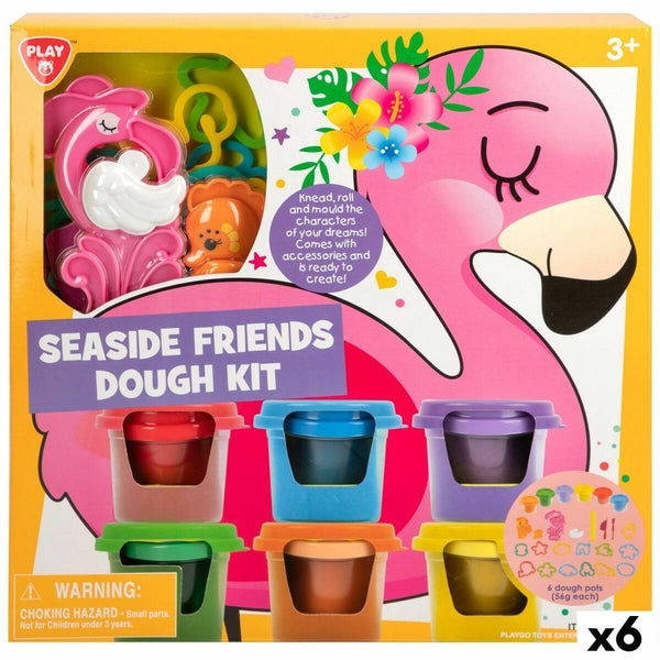 Modellera Spel PlayGo Seaside Friends (6 antal)-Leksaker och spel, Kreativa aktiviteter-PlayGo-peaceofhome.se