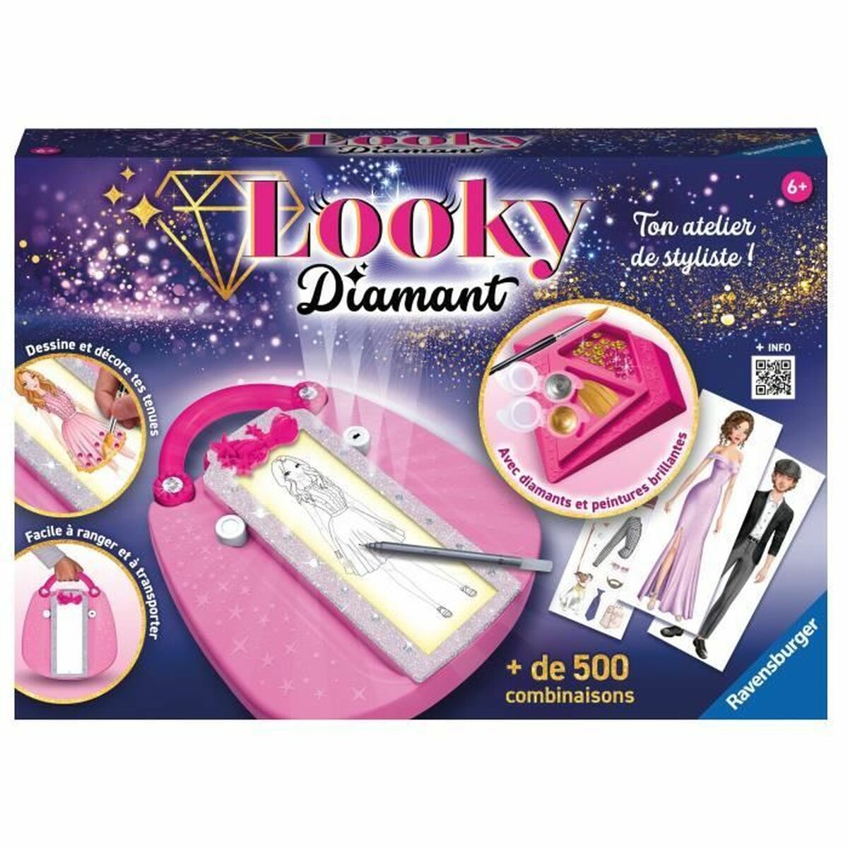 Modestudio Ravensburger Looky Diamant-Leksaker och spel, Kreativa aktiviteter-Ravensburger-peaceofhome.se