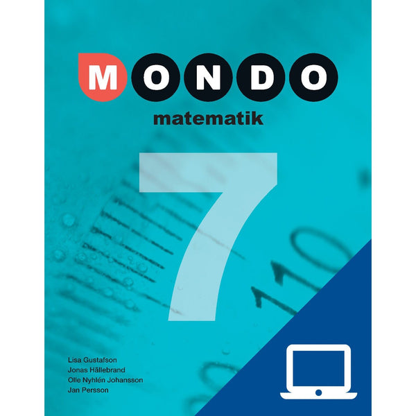 Mondo Matematik 7 Elevwebb Individlicens 12 mån-Digitala böcker-Gleerups Utbildning AB-peaceofhome.se