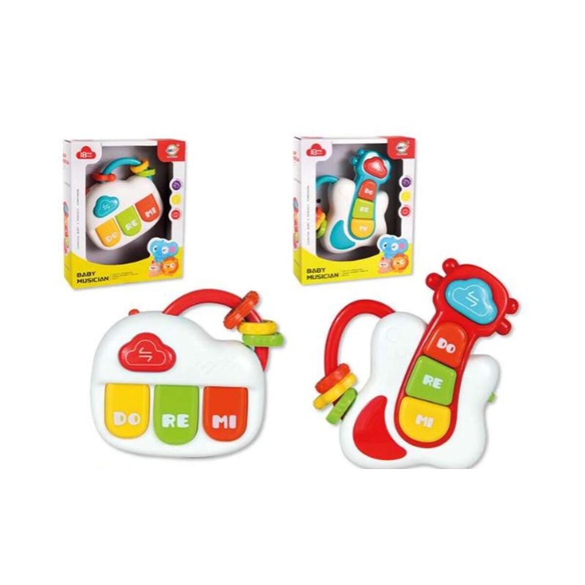 Musikalisk Leksak 11 x 12 cm-Bebis, Leksaker för småbarn-BigBuy Kids-peaceofhome.se
