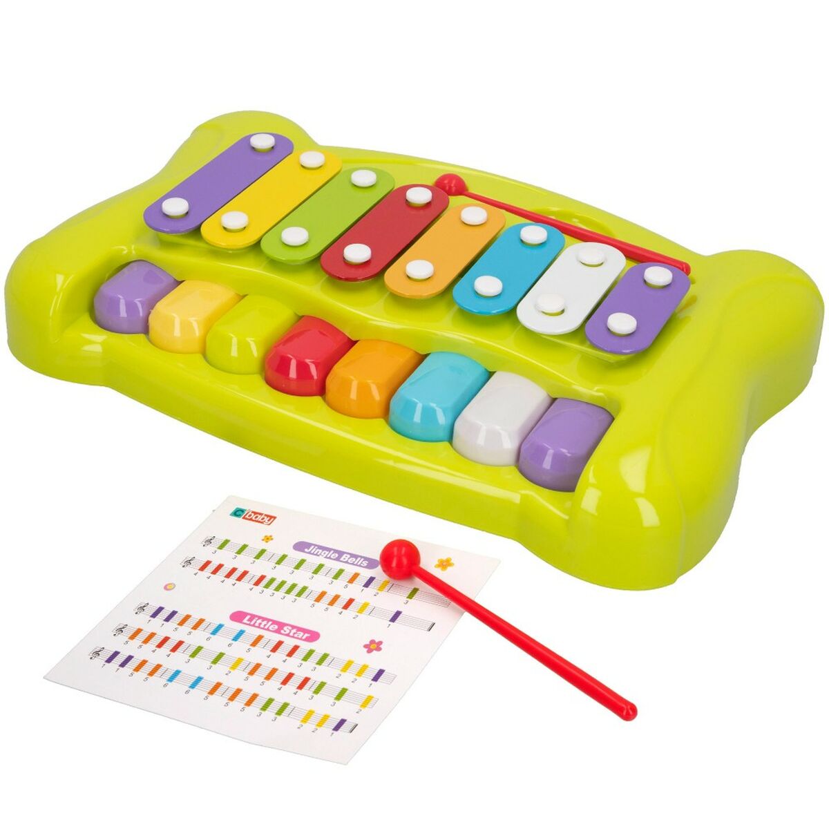 Musikalisk Leksak Colorbaby Metall Plast 34 x 6 x 21 cm (6 antal)-Leksaker och spel, Barns Musikinstrument-Colorbaby-peaceofhome.se