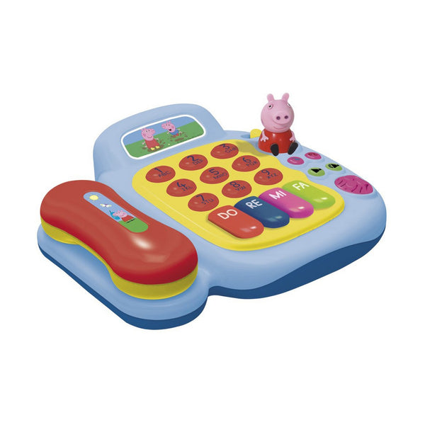 Musikalisk Leksak Peppa Pig Markkabeltelefon Peppa Pig Blå-Bebis, Leksaker för småbarn-Peppa Pig-peaceofhome.se