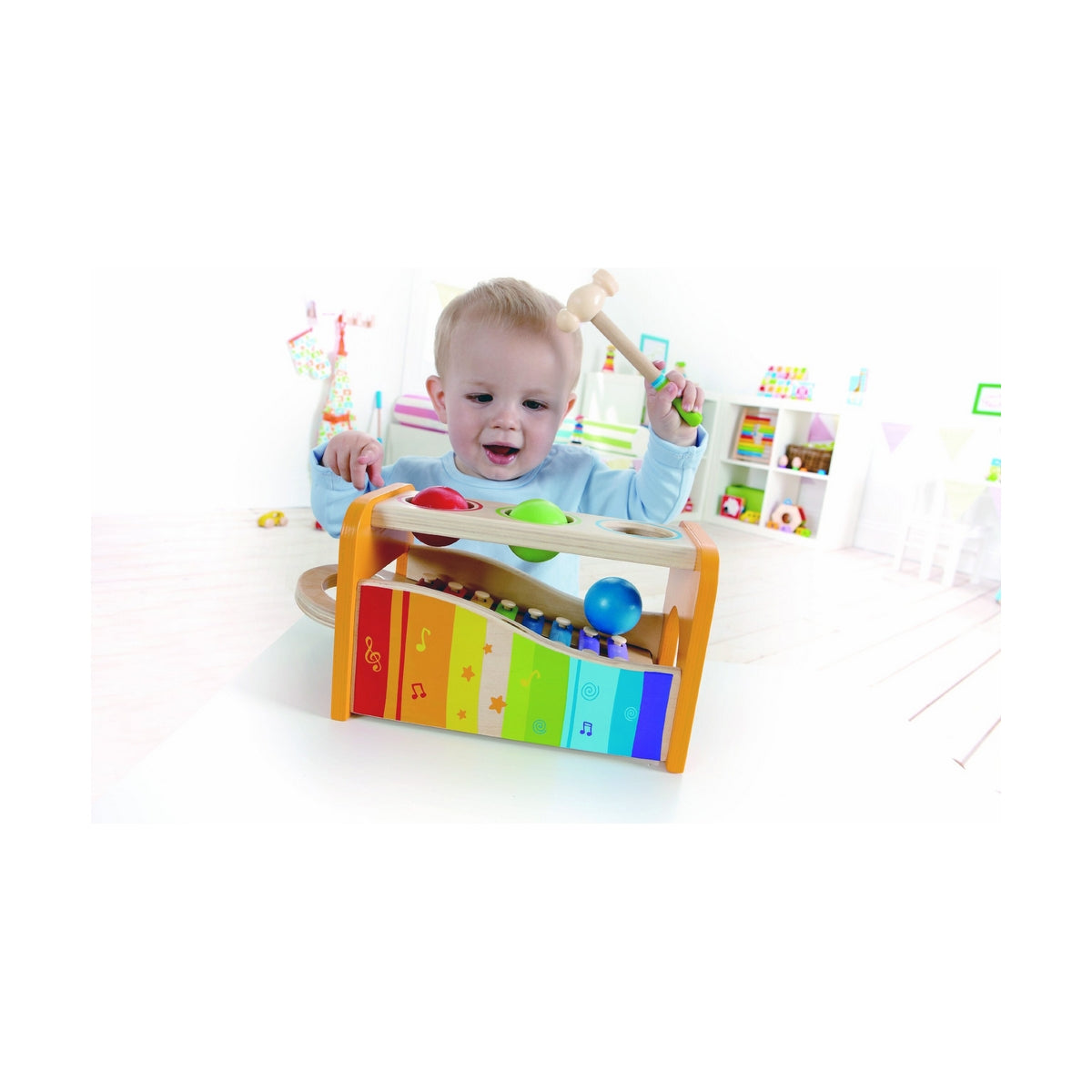 Musikalisk Leksak Pound and Tap Bench 24 x 15 x 13,5 cm-Leksaker och spel, Barns Musikinstrument-BigBuy Kids-peaceofhome.se