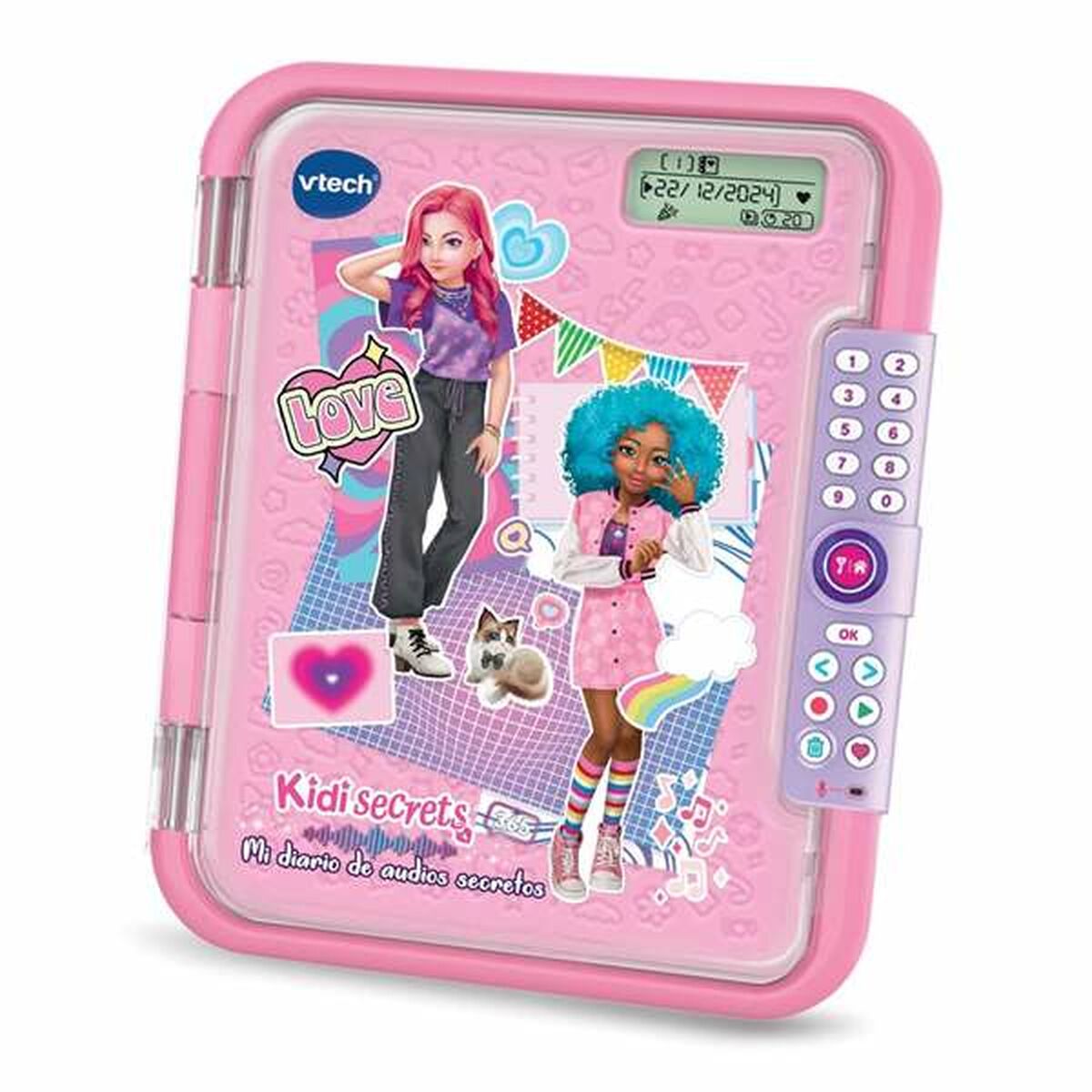 Musikalisk Leksak Vtech KidiSecrets 365 20,3 x 16,9 x 3,8 cm-Bebis, Leksaker för småbarn-Vtech-peaceofhome.se