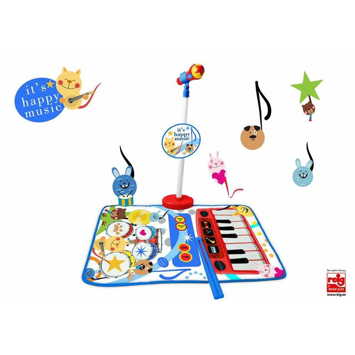 Musikset Reig Happy Music-Leksaker och spel, Barns Musikinstrument-Reig-peaceofhome.se
