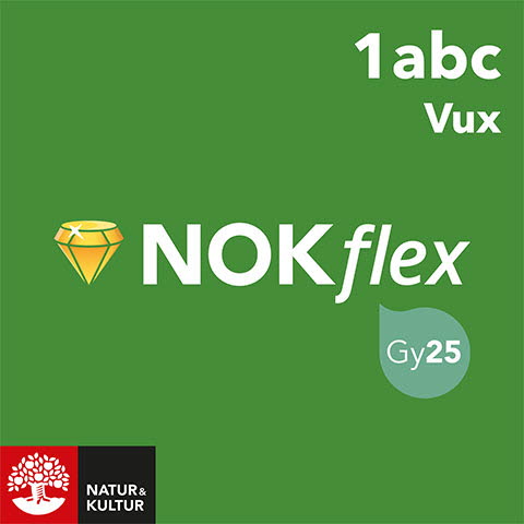 NOKflex Matematik Nivå 1abc Vux-Digitala böcker-Natur & Kultur Digital-peaceofhome.se
