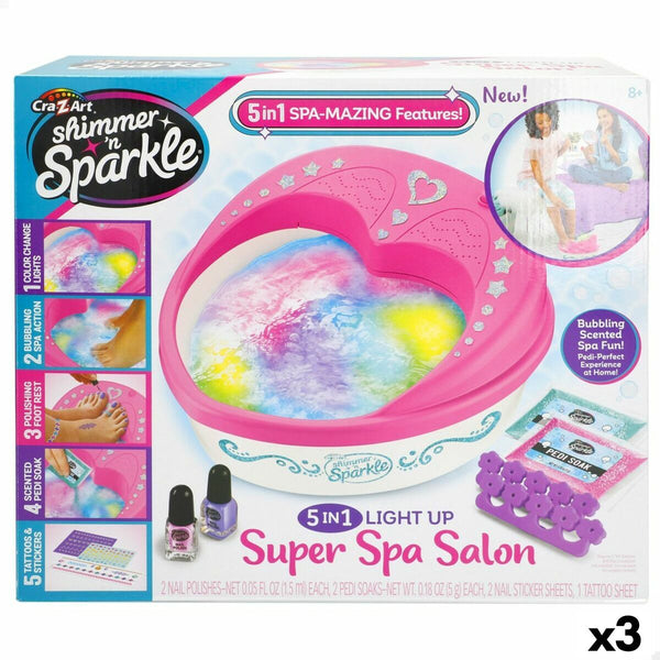 Nageldesignset Cra-Z-Art Pedikyrspa (3 antal)-Leksaker och spel, Fancy klänning och accessoarer-Cra-Z-Art-peaceofhome.se