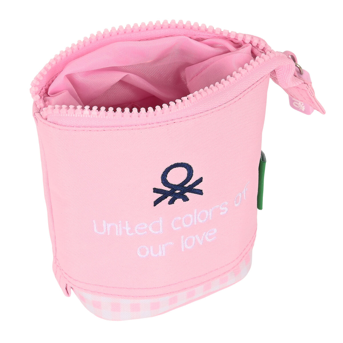 Necessär Mugg Benetton Vichy Rosa (8 x 19 x 6 cm)-Kontor och Kontorsmaterial, Skol- och utbildningsmaterial-Benetton-peaceofhome.se