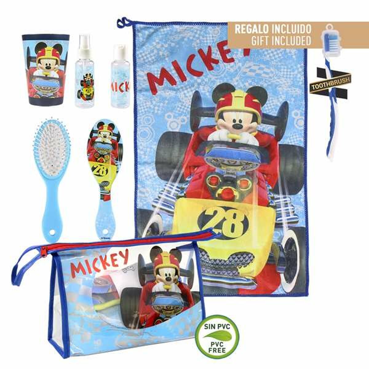 Necessär med accessoarer Mickey Mouse-Kontor och Kontorsmaterial, Skol- och utbildningsmaterial-Mickey Mouse-peaceofhome.se