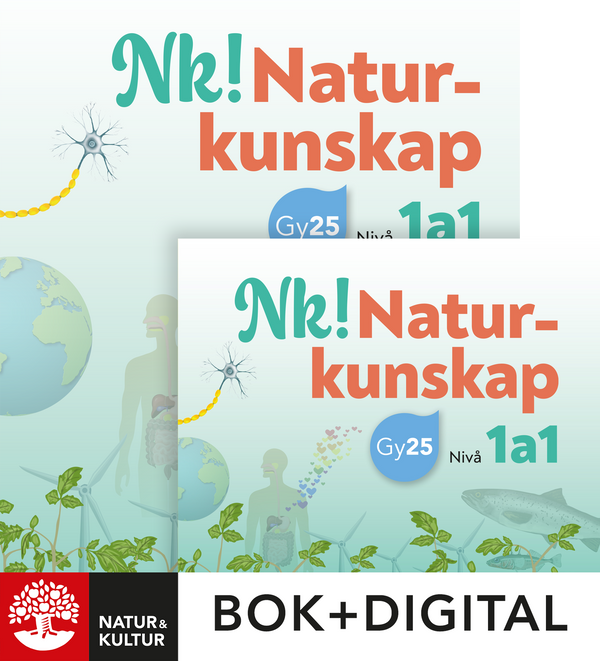 Nk! Naturkunskap nivå 1a1 Paket Bok+Digital-Digitala böcker-Natur & Kultur Digital-peaceofhome.se