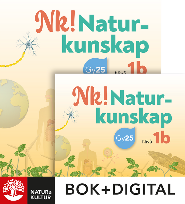 Nk! Naturkunskap nivå 1b Paket Bok+Digital-Digitala böcker-Natur & Kultur Digital-peaceofhome.se