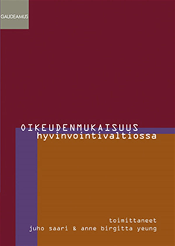 Oikeudenmukaisuus hyvinvointivaltiossa – E-bok – Laddas ner-Digitala böcker-Axiell-peaceofhome.se