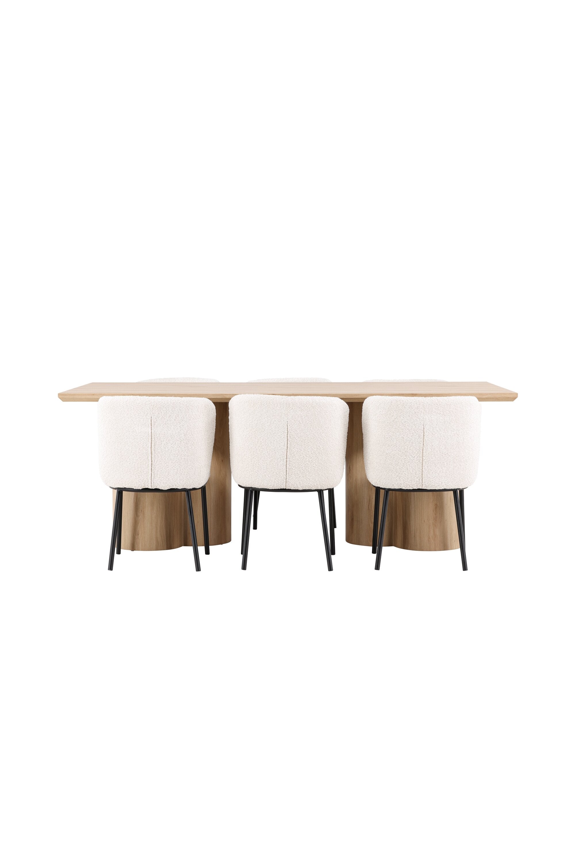 Olivia Matbord med Agnes Matstol-GR Dining Set-Venture Home-peaceofhome.se