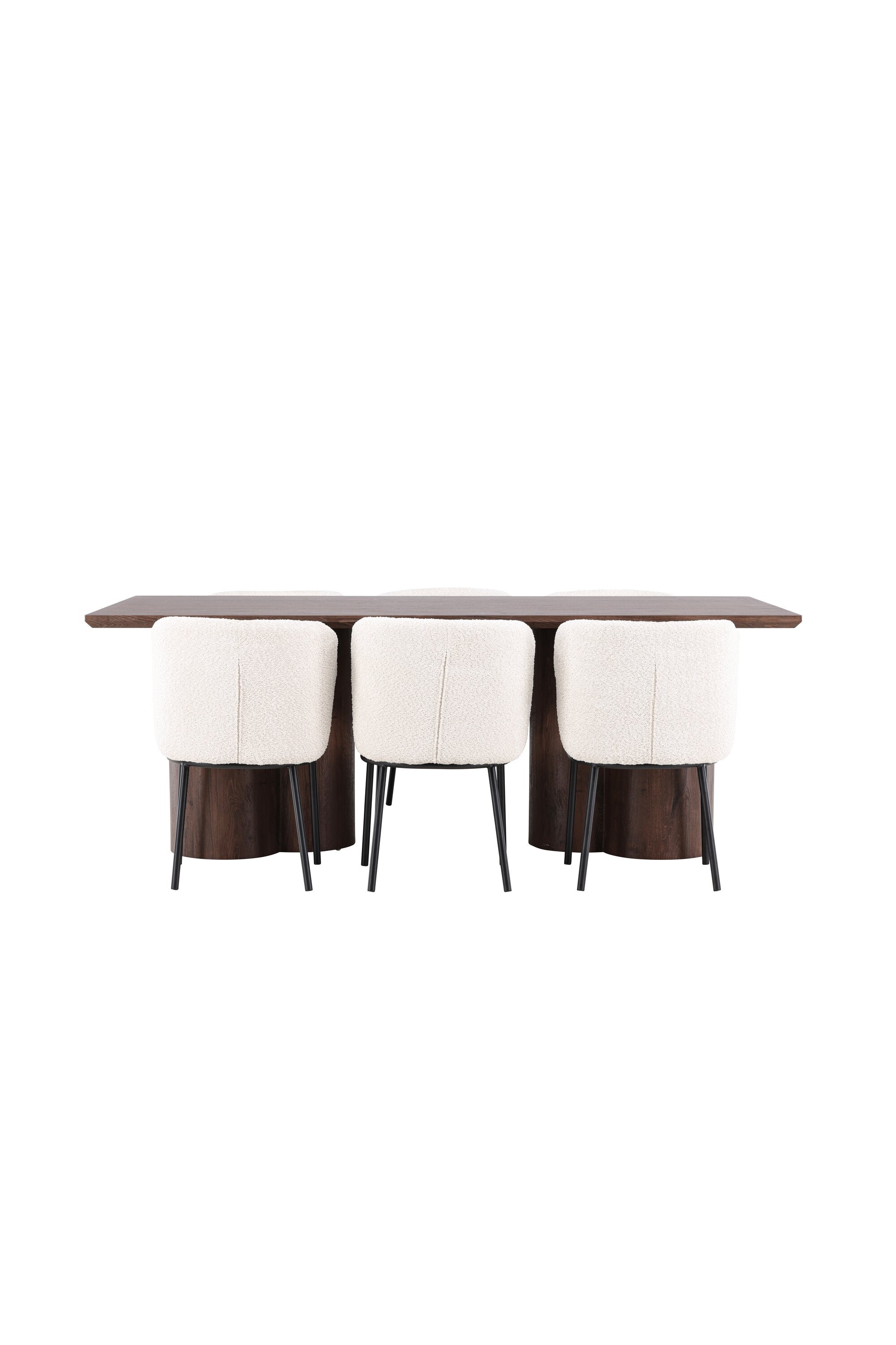 Olivia Matbord med Agnes Matstol-GR Dining Set-Venture Home-peaceofhome.se