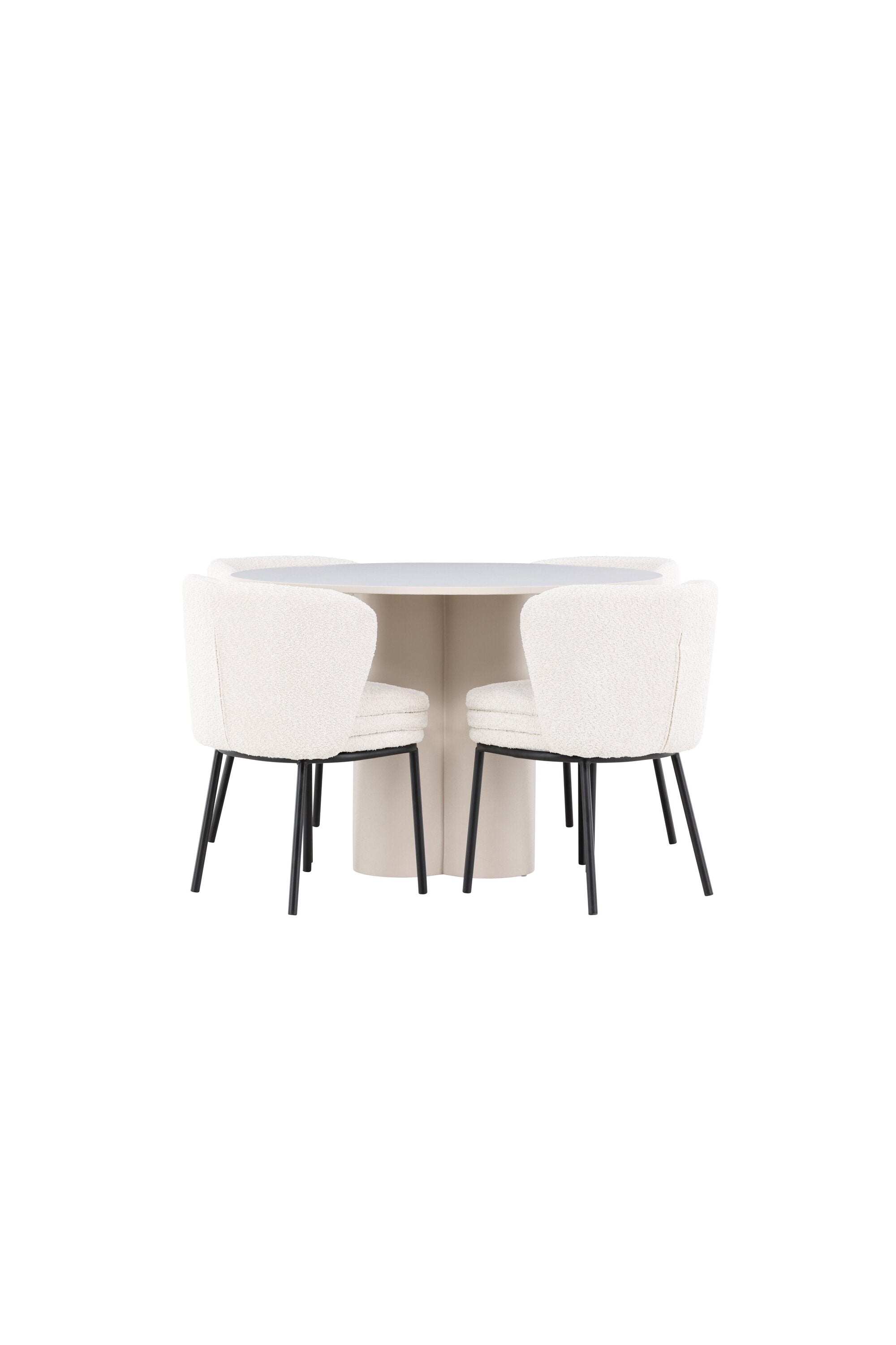 Olivia Matbord med Agnes Matstol-GR Dining Set-Venture Home-peaceofhome.se