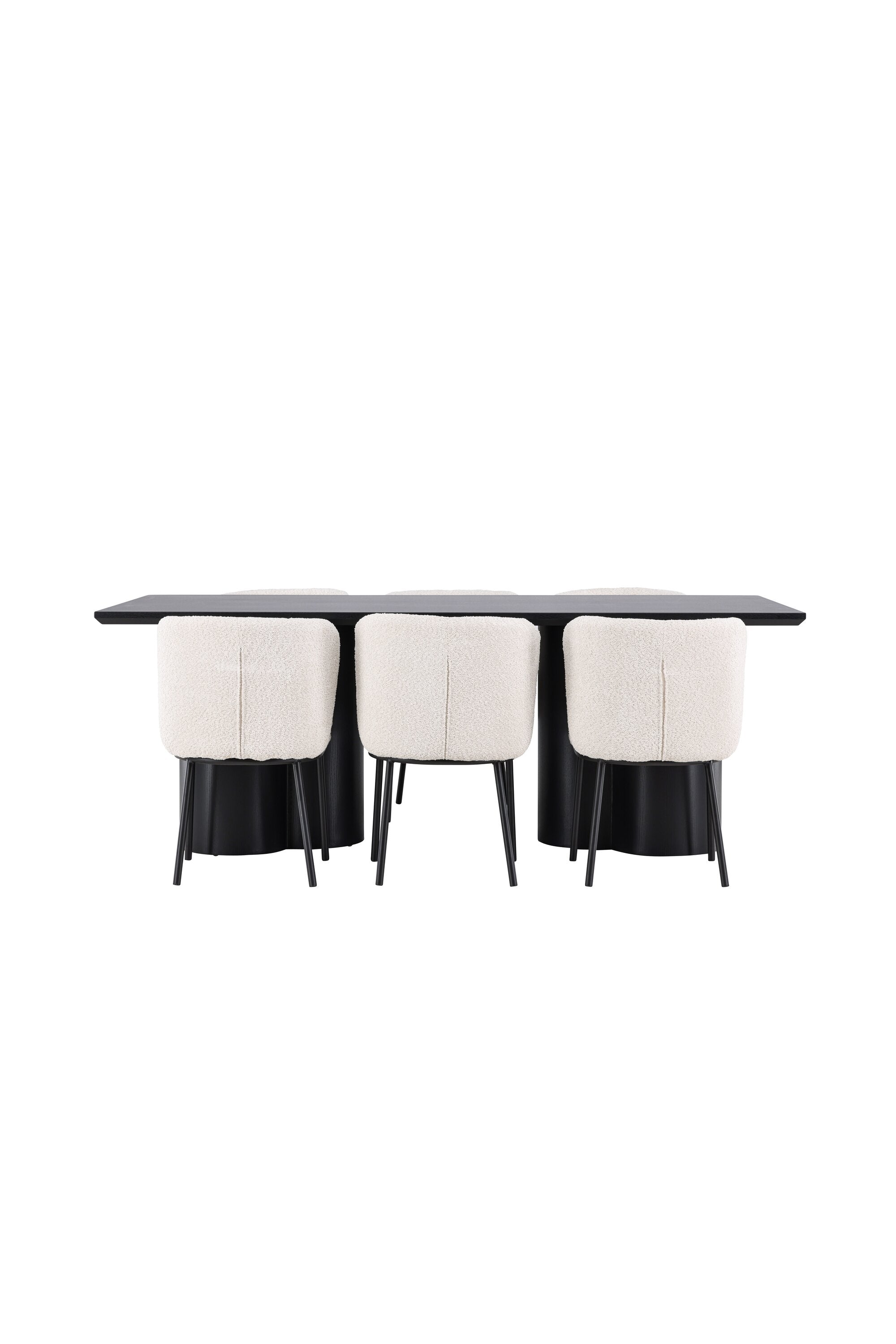 Olivia Matbord med Agnes Matstol-GR Dining Set-Venture Home-peaceofhome.se