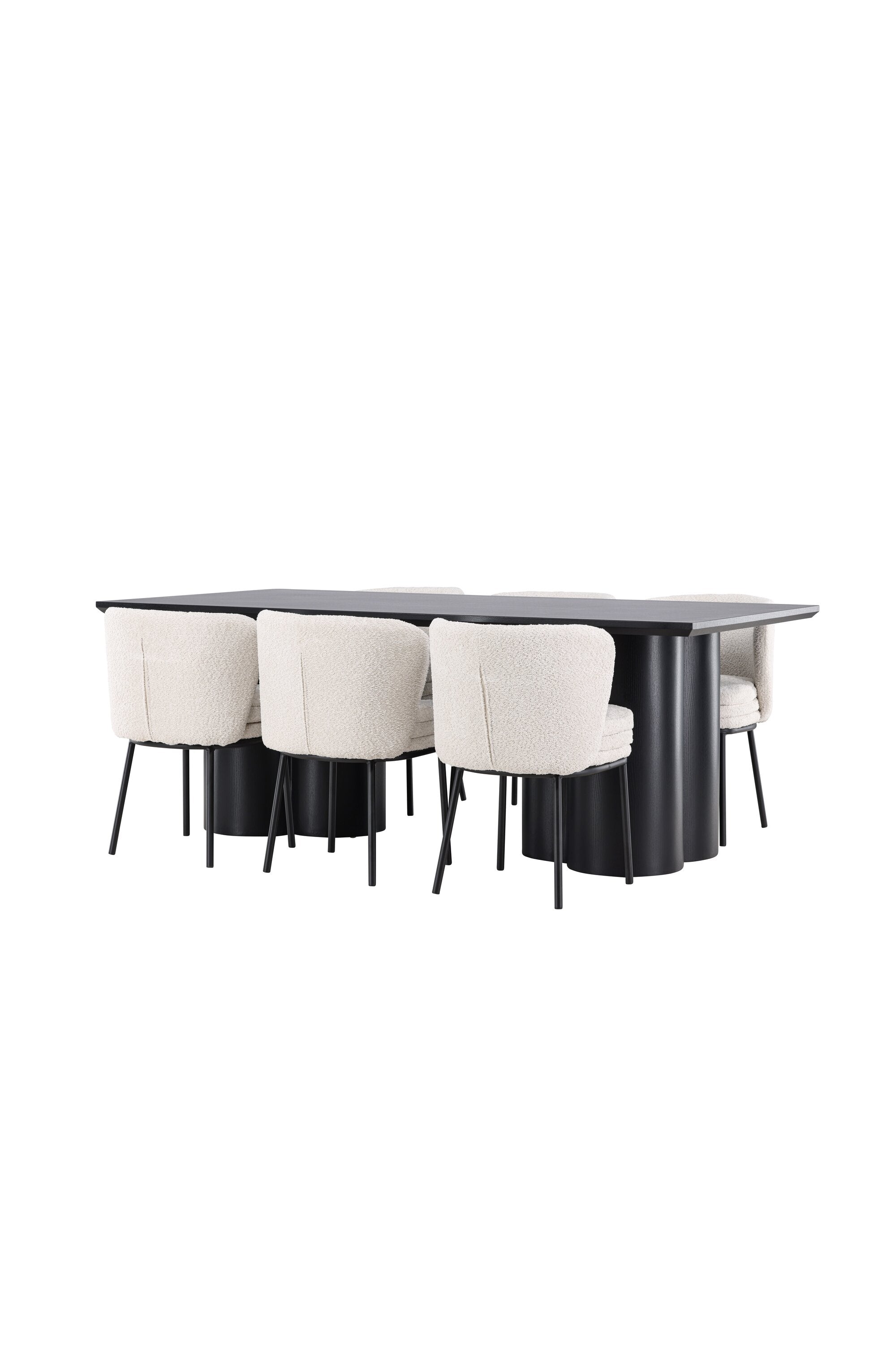 Olivia Matbord med Agnes Matstol-GR Dining Set-Venture Home-peaceofhome.se