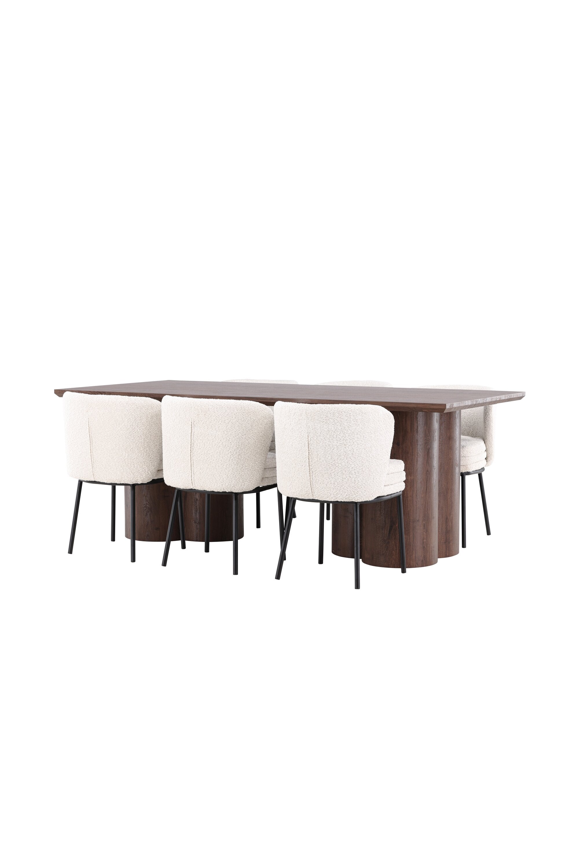 Olivia Matbord med Agnes Matstol-GR Dining Set-Venture Home-peaceofhome.se