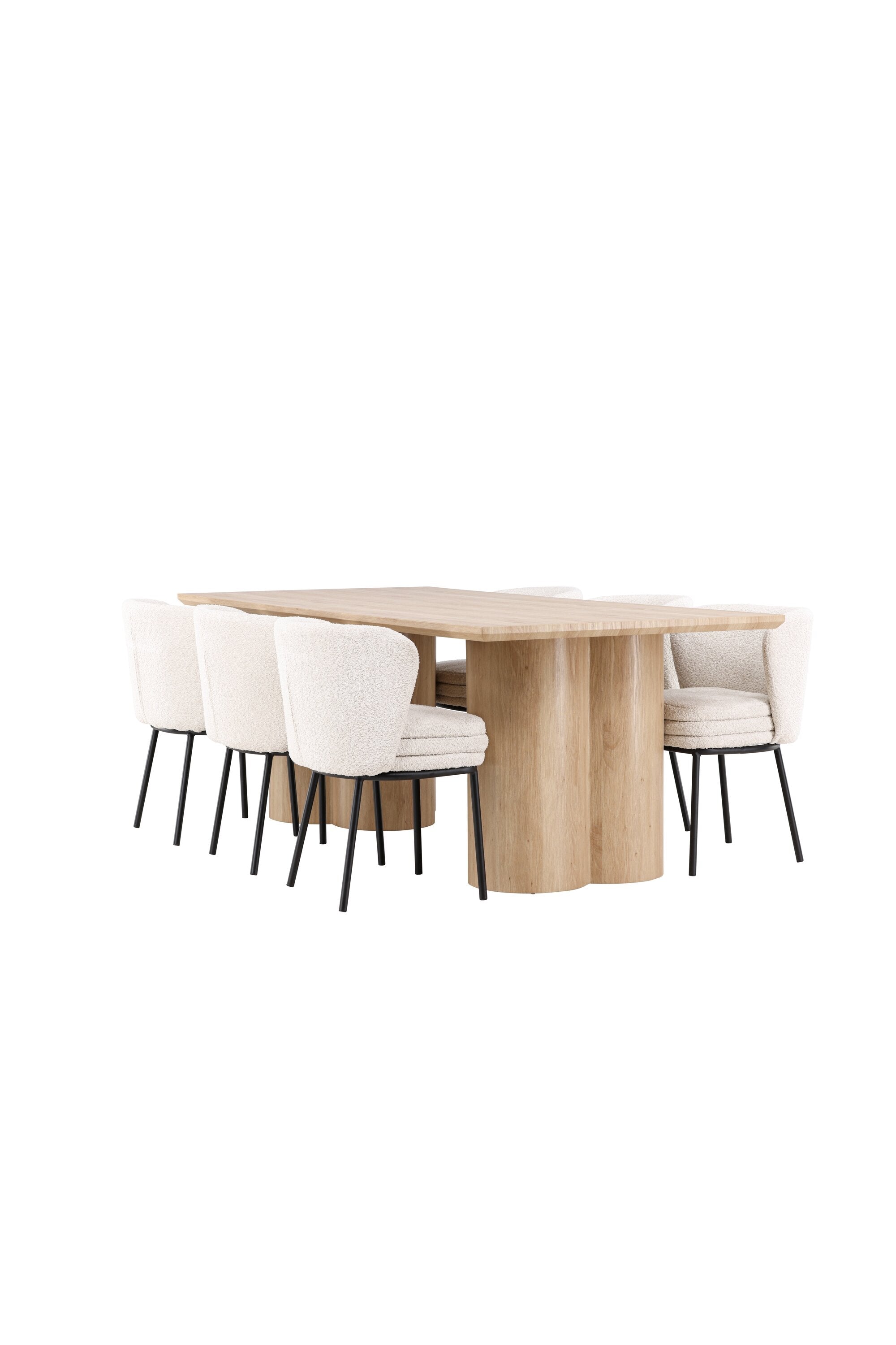 Olivia Matbord med Agnes Matstol-GR Dining Set-Venture Home-peaceofhome.se