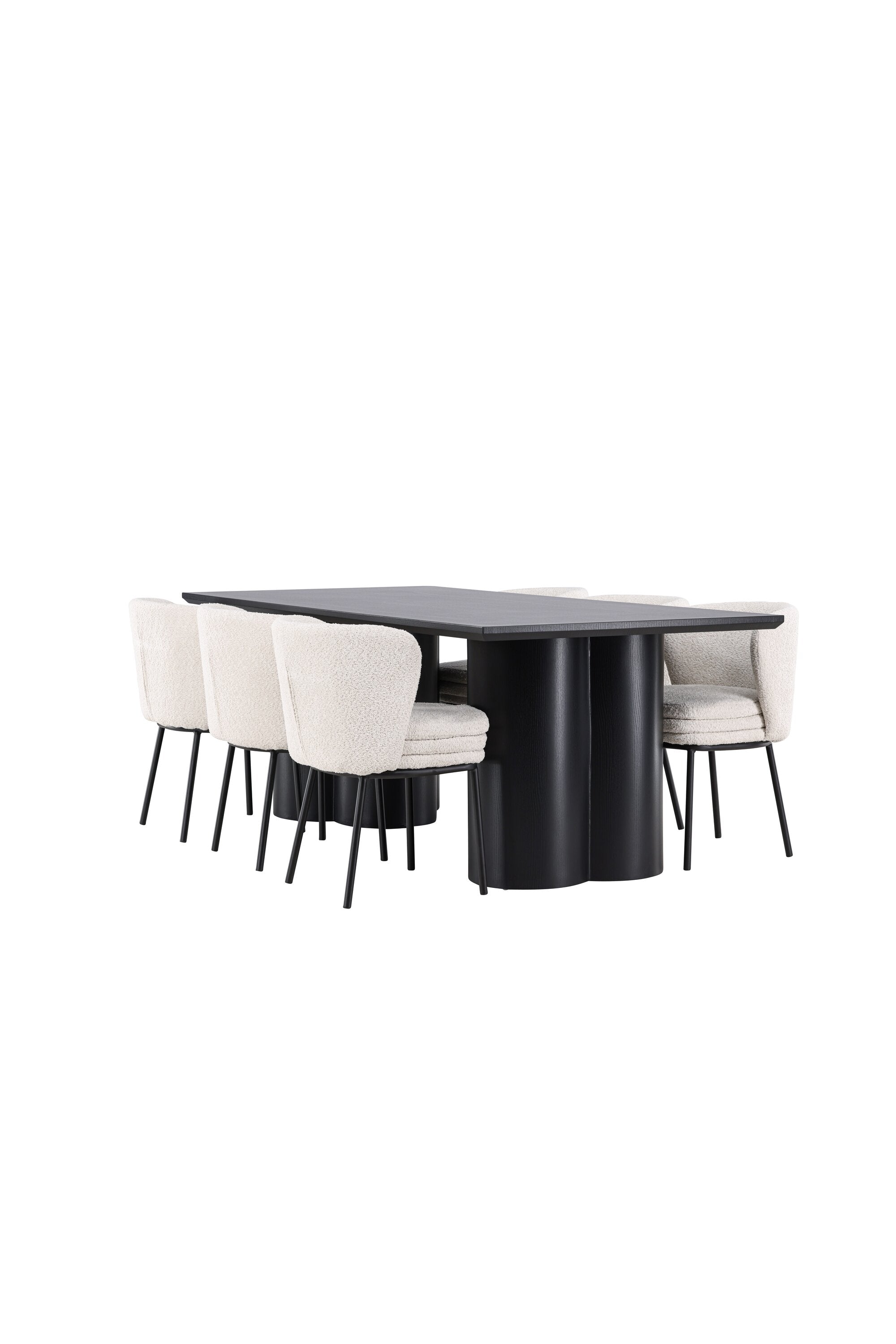 Olivia Matbord med Agnes Matstol-GR Dining Set-Venture Home-peaceofhome.se