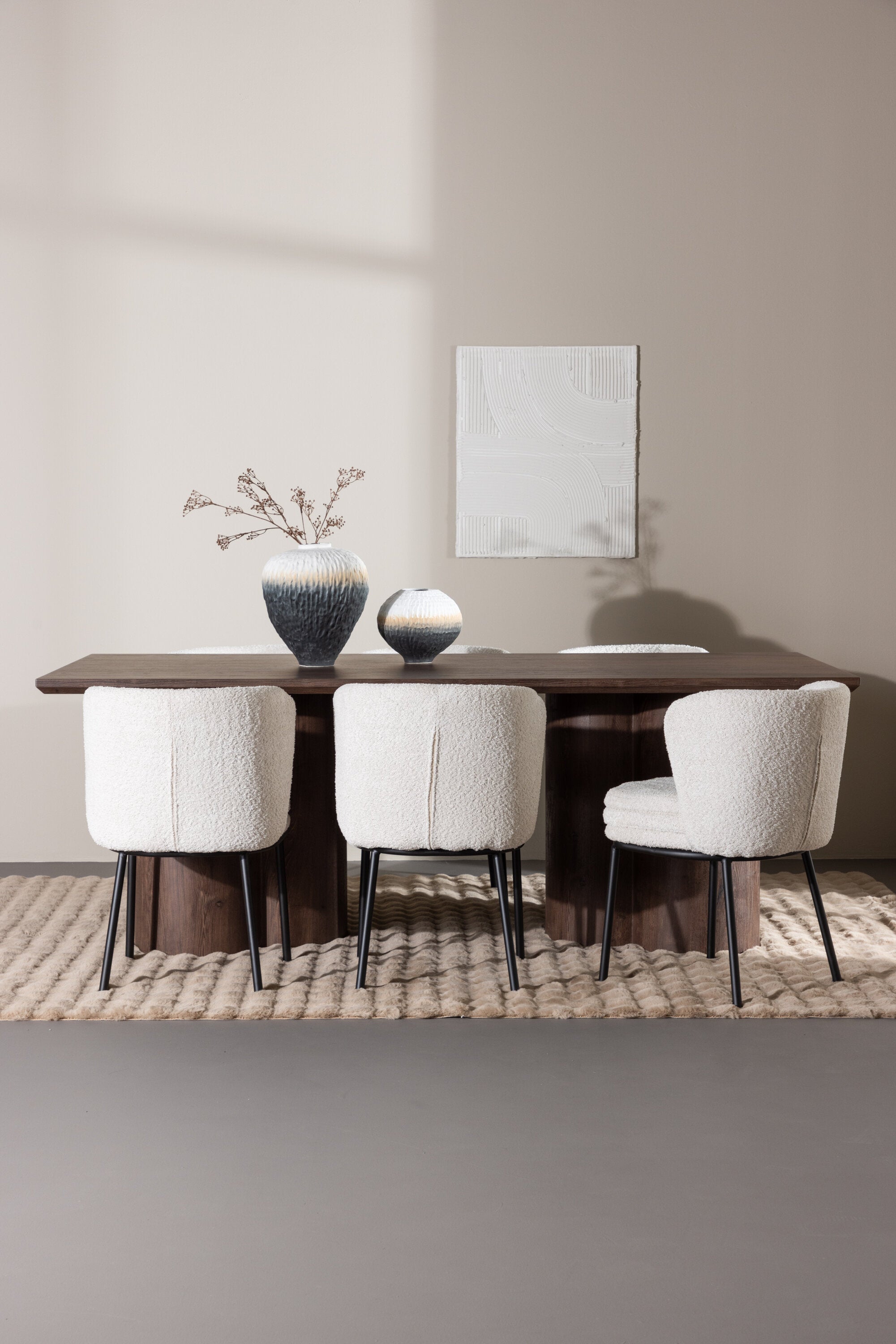 Olivia Matbord med Agnes Matstol-GR Dining Set-Venture Home-peaceofhome.se