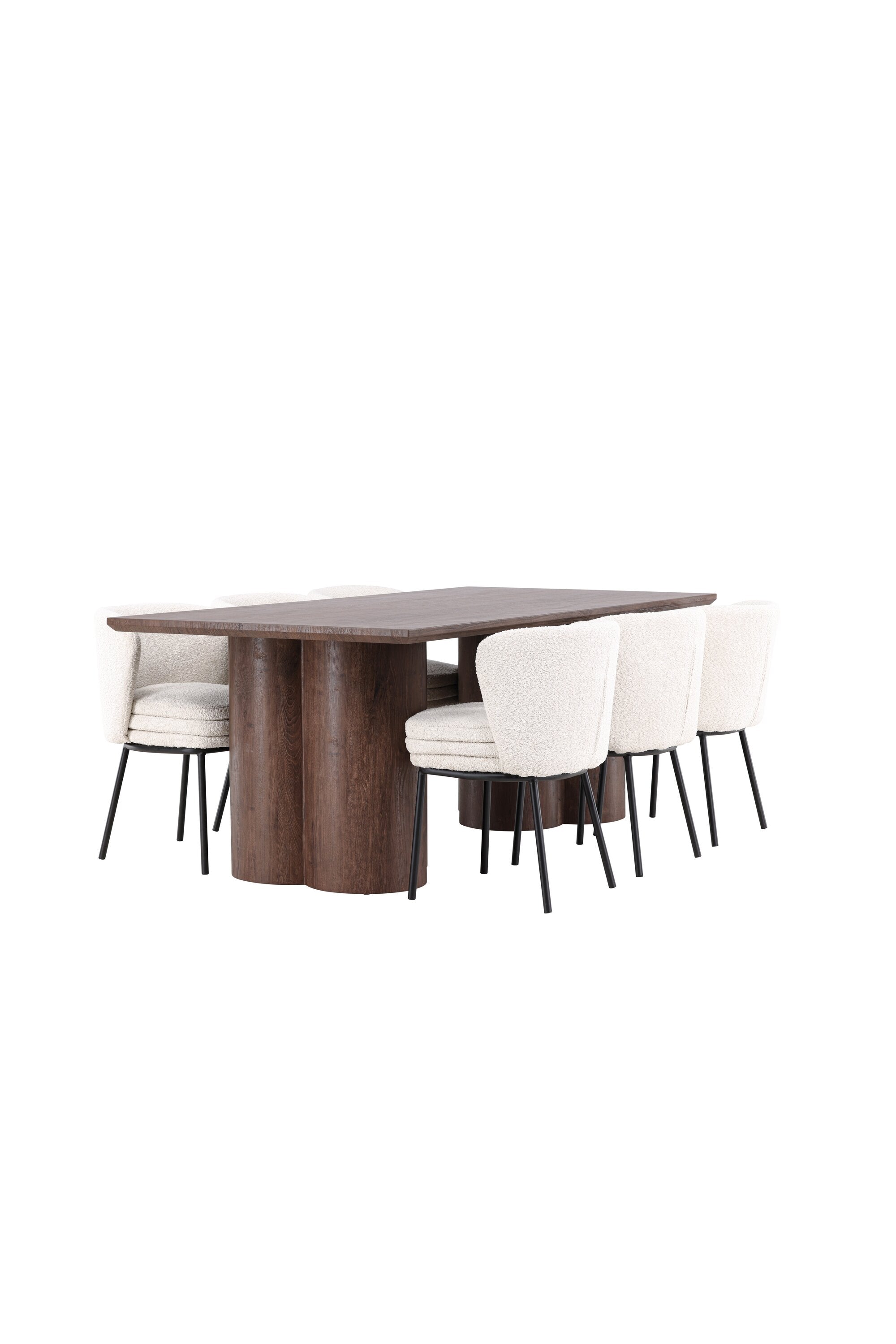 Olivia Matbord med Agnes Matstol-GR Dining Set-Venture Home-peaceofhome.se